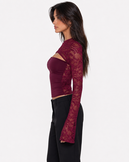LINA | Top in pizzo