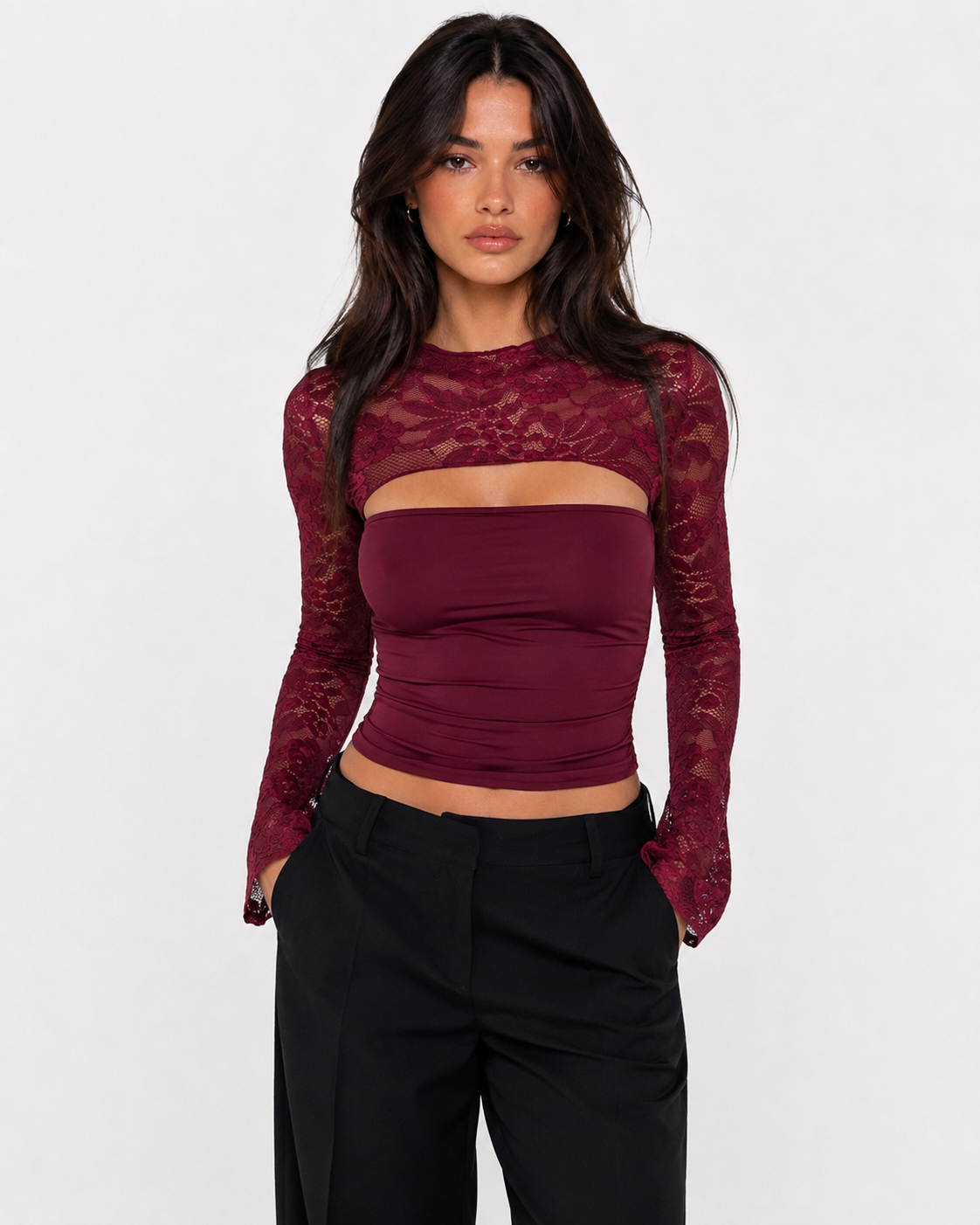 LINA | Top in pizzo