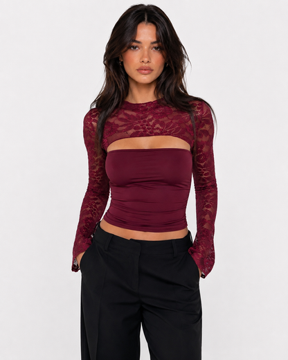 LINA | Top in pizzo