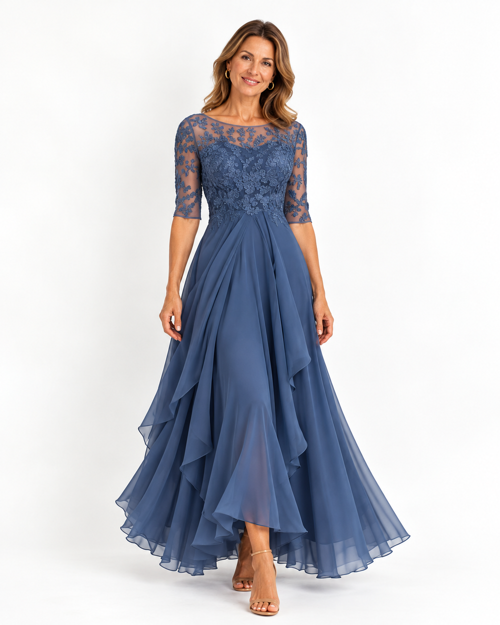 Rhonda | Elegante abito in pizzo