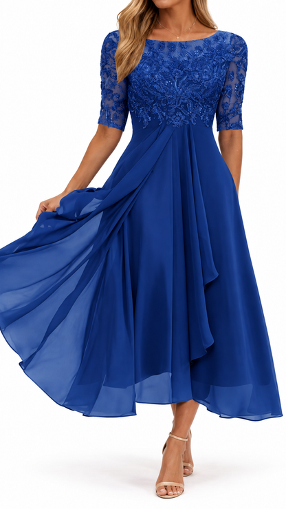 Rhonda | Elegante abito in pizzo