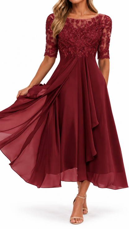Rhonda | Elegante abito in pizzo